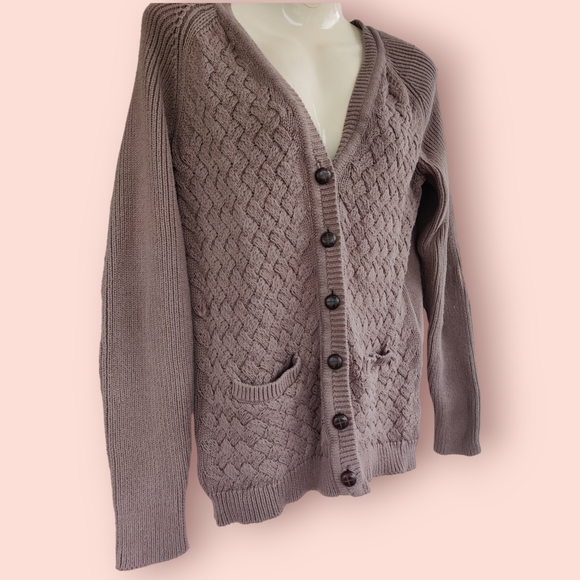 41 Hawthorn Sweaters - 💖3 for $15💖 Brown Sweater with Pockets and Sleeve Patches